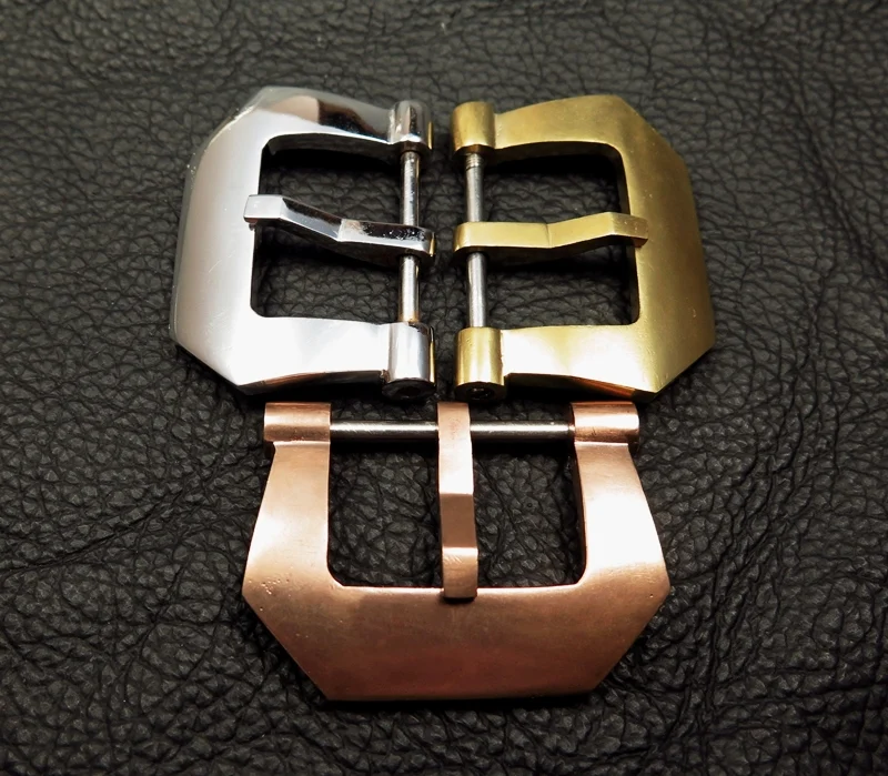 Rain Drop Chrome Plated (Silver color) Buckle for Seiko, Panerai, Maranez, Sevenfriday – image 3